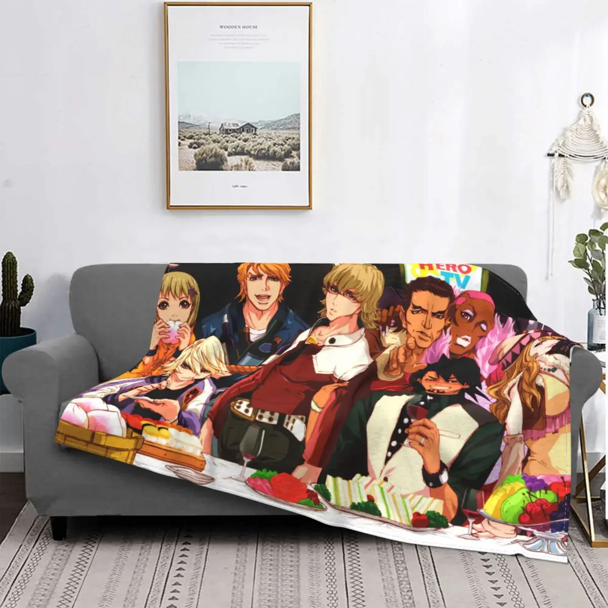 Tiger Bunny Blue Rose Action Anime Blanket Flannel Decoration Characters Portable Home Bedspread
Tiger Bunny Blue Rose Action Anime Blanket Flannel Decoration Characters Portable Home Bedspread