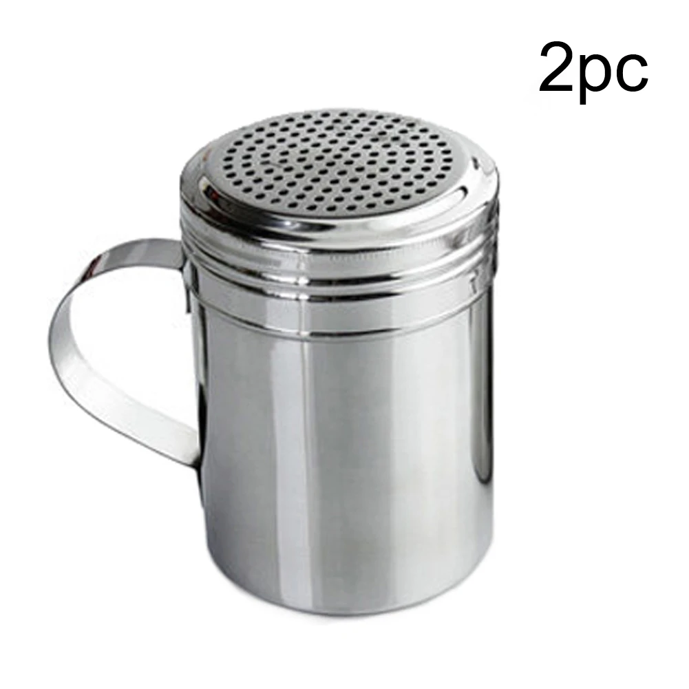 1/2pcs Kitchen Tool With Handle Shaker Pepper Sugar Salt Stainless Steel Dispenser Barbecue Powder Dredge Bottles
1/2pcs Kitchen Tool With Handle Shaker Pepper Sugar Salt Stainless Steel Dispenser Barbecue Powder Dredge Bottles