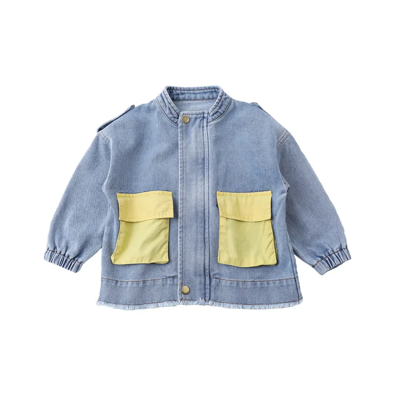 2021 Spring New Yellow Pocket Denim Jacket Korean Style Jacket Fashion All-Matching Men's and Women's Clothing Fashion
2021 Spring New Yellow Pocket Denim Jacket Korean Style Jacket Fashion All-Matching Men's and Women's Clothing Fashion