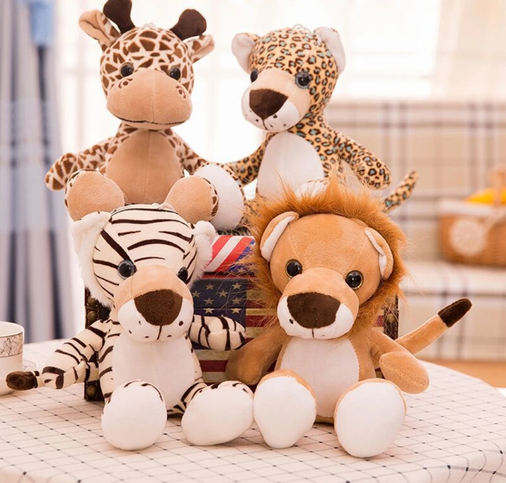 25CM New cute stuffed toy forest animal jungle wedding throw children's gift claw machine doll
25CM New cute stuffed toy forest animal jungle wedding throw children's gift claw machine doll