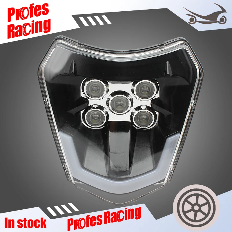 Motorcycle LED Light Wick Headlight Headlamp Lamp For EXC XC XCF XCW XCFW SX SXF SXS 125 150 250 350 450 530 690 Enduro
Motorcycle LED Light Wick Headlight Headlamp Lamp For EXC XC XCF XCW XCFW SX SXF SXS 125 150 250 350 450 530 690 Enduro