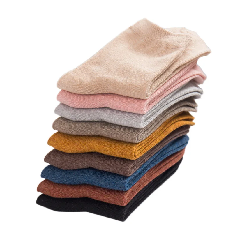 Spring Women's Harajuku Solid Thin Candy Color Colorful Bamboo Fiber Socks 5 Pairs
Spring Women's Harajuku Solid Thin Candy Color Colorful Bamboo Fiber Socks 5 Pairs