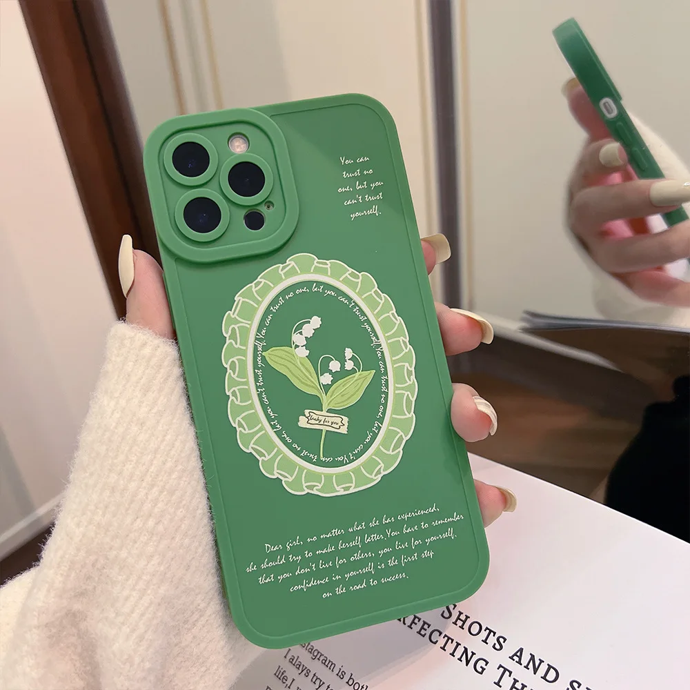 Retro green Japanese Wind chimes flower art Phone Case For iPhone 13 12 11 Pro Max Xr Xs Max 7 8 Plus 7Plus Case Cute Soft Cover
Retro green Japanese Wind chimes flower art Phone Case For iPhone 13 12 11 Pro Max Xr Xs Max 7 8 Plus 7Plus Case Cute Soft Cover