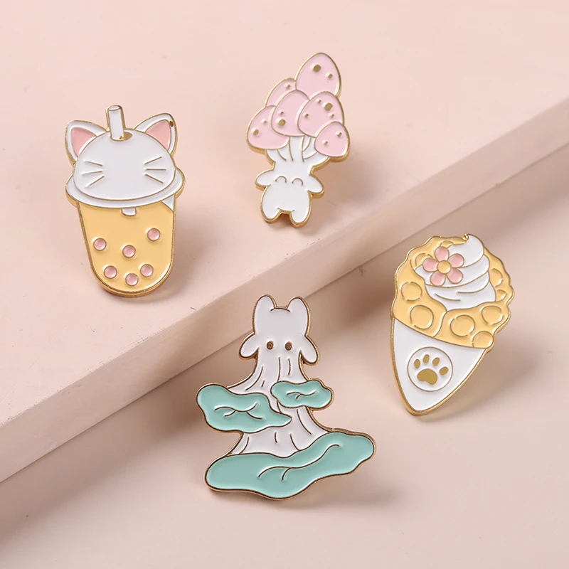 Cartoon Cute Mushroom Enamel Pin Edible Fungi Tea Ice Cream Brooch For Women Plant Clothes Badge Lapel Jewelry Gifts Wholesale
Cartoon Cute Mushroom Enamel Pin Edible Fungi Tea Ice Cream Brooch For Women Plant Clothes Badge Lapel Jewelry Gifts Wholesale