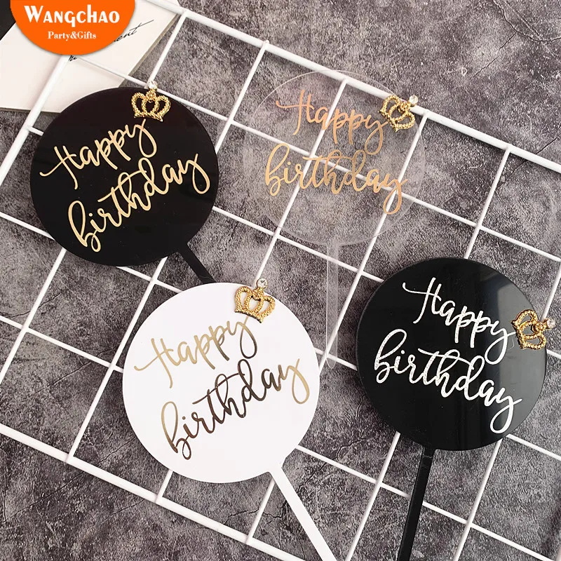 9 цветов позолота Акриловая Корона Топпер для торта «С Днем Рождения» Король Королева принц принцесса королевская тема украшения торта веч...
9 цветов позолота Акриловая Корона Топпер для торта «С Днем Рождения» Король Королева принц принцесса королевская тема украшения торта веч...