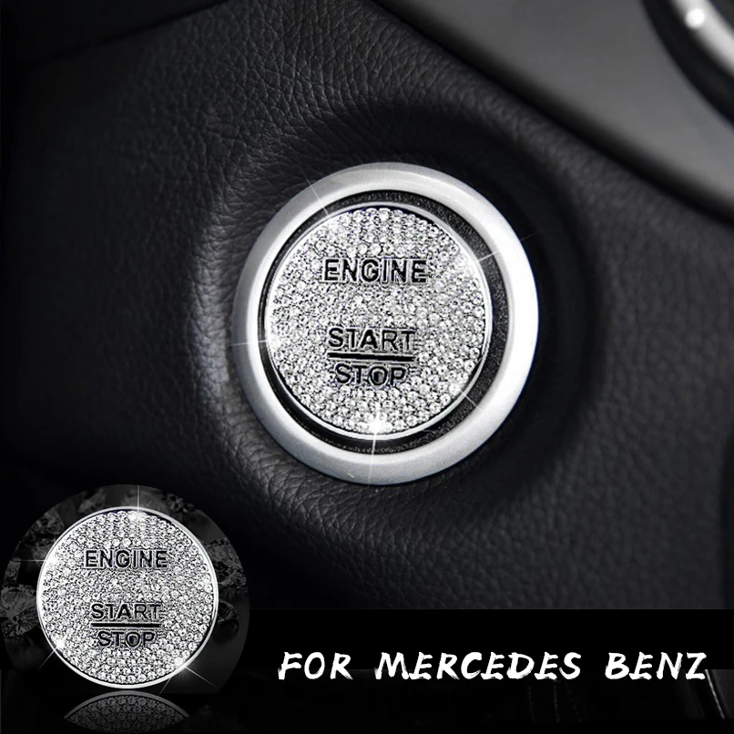 Стразы Алмазная крышка кнопки запуска и остановки двигателя для Mercedes Benz C/E/GLC
Стразы Алмазная крышка кнопки запуска и остановки двигателя для Mercedes Benz C/E/GLC