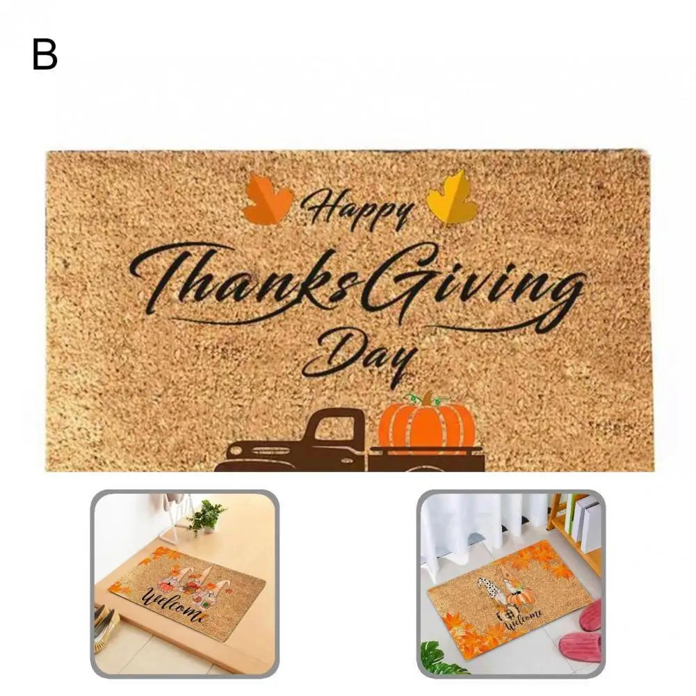 Sponge Durable Thanksgiving Festival Decoration Door Mat Durable Thanksgiving Doormat Tear Resistant Festival Decoration 
Sponge Durable Thanksgiving Festival Decoration Door Mat Durable Thanksgiving Doormat Tear Resistant Festival Decoration