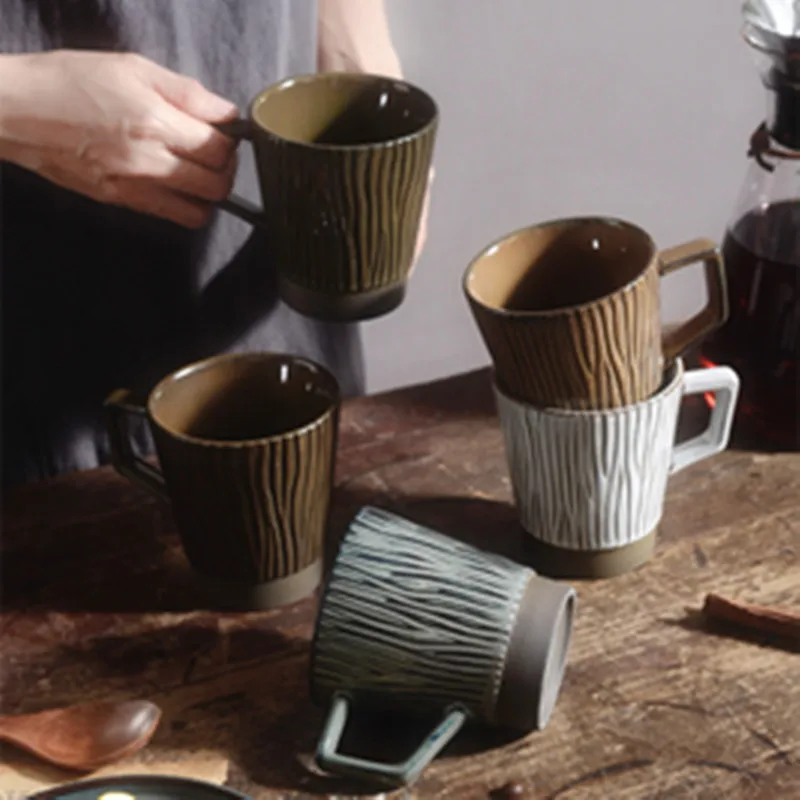 Nordic Ceramic coffee mug retro style kiln tree pattern tea water cups Home breakfast couple cups office
Nordic Ceramic coffee mug retro style kiln tree pattern tea water cups Home breakfast couple cups office