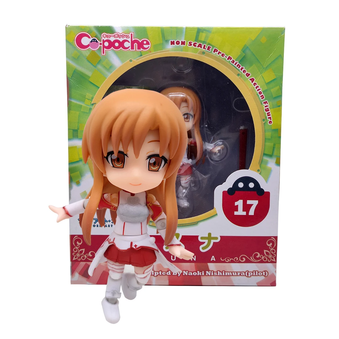 Sword Art Online AsunaYuuki Cu-poche Q Edition Clay 017 Exchange Face Action Toy Japanese Anime Figure Collectible Figurines
Sword Art Online AsunaYuuki Cu-poche Q Edition Clay 017 Exchange Face Action Toy Japanese Anime Figure Collectible Figurines