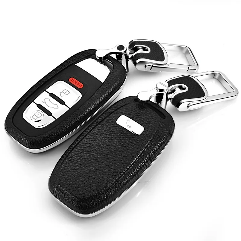Top Layer Leather Smart Remote key Car key shell key Case key Cover For AUDI A4L A6L Q5 S5 S7 A5 A7A8 2013-2017
Top Layer Leather Smart Remote key Car key shell key Case key Cover For AUDI A4L A6L Q5 S5 S7 A5 A7A8 2013-2017