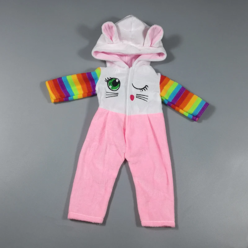 Clothes for doll fit 43 cm toy new born dolls Accessories Cartoon pink cartoon piece baby crawling clothes 072
Clothes for doll fit 43 cm toy new born dolls Accessories Cartoon pink cartoon piece baby crawling clothes 072