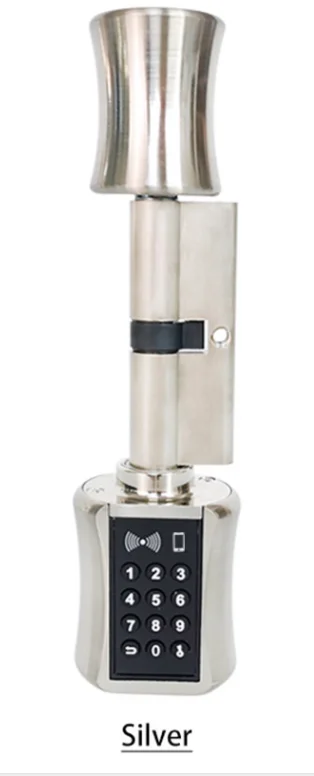 Электронный умный цилиндрический замок CB TT Lock серебристый
Электронный умный цилиндрический замок CB TT Lock серебристый