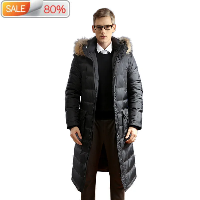White Goose Jacket Men Long Winter Coat Raccoon Fur Collar Plus Size warm Men's Down Jackets 2020 9160A B23095
White Goose Jacket Men Long Winter Coat Raccoon Fur Collar Plus Size warm Men's Down Jackets 2020 9160A B23095