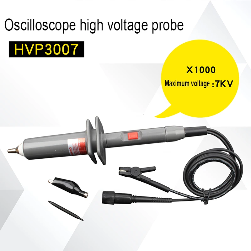 KUAIQU 1 PCS Hight Quality Probe For Oscilloscope High Pressure Probe MAX 5KV/7KV/15KV/20KV Attenuation 1000X Bandwidth10MHZ
KUAIQU 1 PCS Hight Quality Probe For Oscilloscope High Pressure Probe MAX 5KV/7KV/15KV/20KV Attenuation 1000X Bandwidth10MHZ