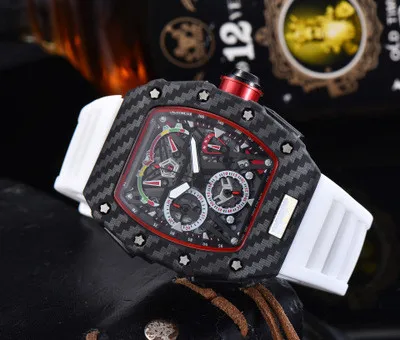 2020 Automatic date watch limited edition Richard men's watch top brand luxury full-featured quartz watch silicone strap 
2020 Automatic date watch limited edition Richard men's watch top brand luxury full-featured quartz watch silicone strap