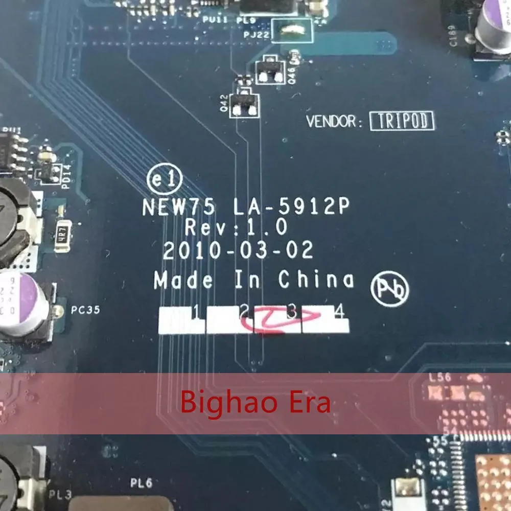 NEW75 LA-5912P For Acer aspire 5251 5551 5552 5551g 5552G Laptop motherboard DDR3 100% Fully Tested (Free shipping)
NEW75 LA-5912P For Acer aspire 5251 5551 5552 5551g 5552G Laptop motherboard DDR3 100% Fully Tested (Free shipping)