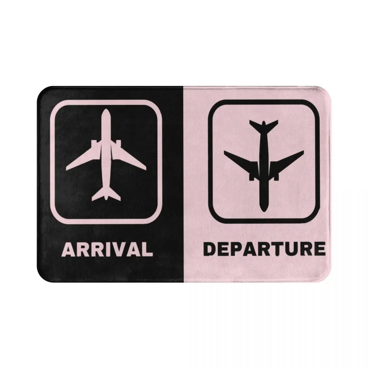 

Arrival Departure Airplane Decor Doormat Rug carpet Mat Footpad Polyester Non-slip Entrance Kitchen Bedroom balcony toilet