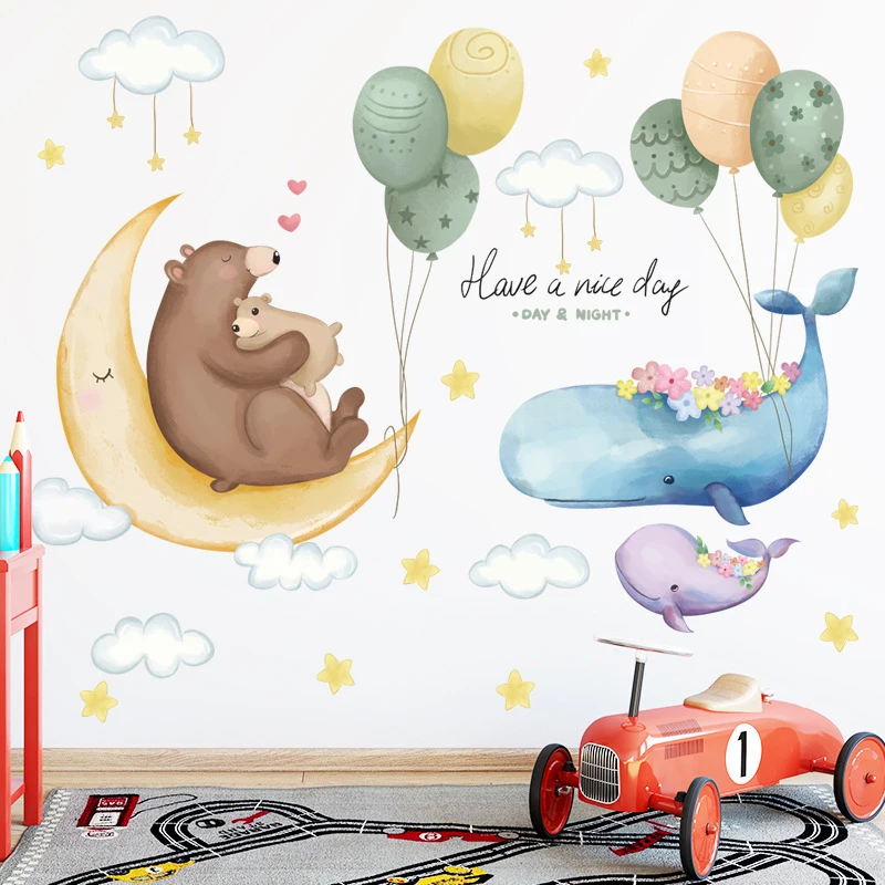 Cartoon Balloon Animals Wall Sticker Kids Room Decoration Bedroom Wall Decor Self-adhesive Stickers for Home House Decoration
Cartoon Balloon Animals Wall Sticker Kids Room Decoration Bedroom Wall Decor Self-adhesive Stickers for Home House Decoration
