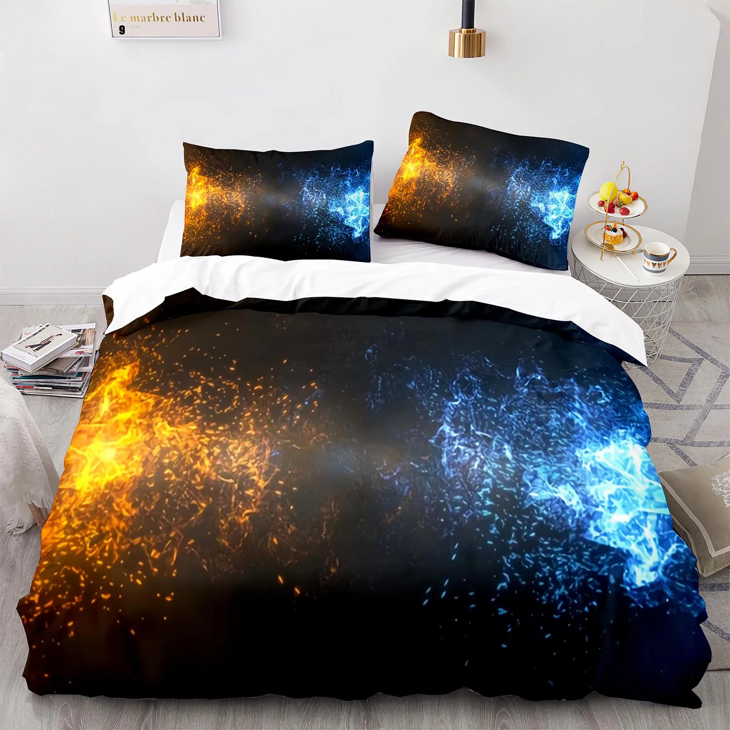 Colorful Flame Bedding Set Single Twin Full Queen King Size Ice And Fire Blaze Bed Set Children Kid Bedroom Duvetcover Sets 023
Colorful Flame Bedding Set Single Twin Full Queen King Size Ice And Fire Blaze Bed Set Children Kid Bedroom Duvetcover Sets 023