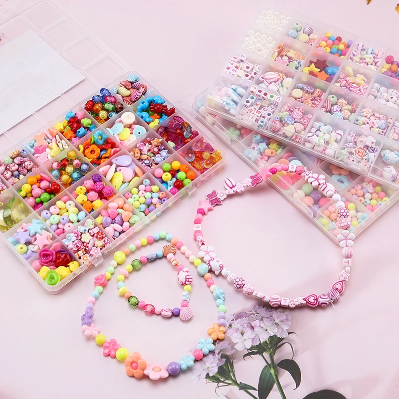 DIY Beads Kits Craft Beads Colorful Acrylic Girls Beads Set For Kids Girls Gift Jewelry Making Necklace and Bracelet Crafts
DIY Beads Kits Craft Beads Colorful Acrylic Girls Beads Set For Kids Girls Gift Jewelry Making Necklace and Bracelet Crafts