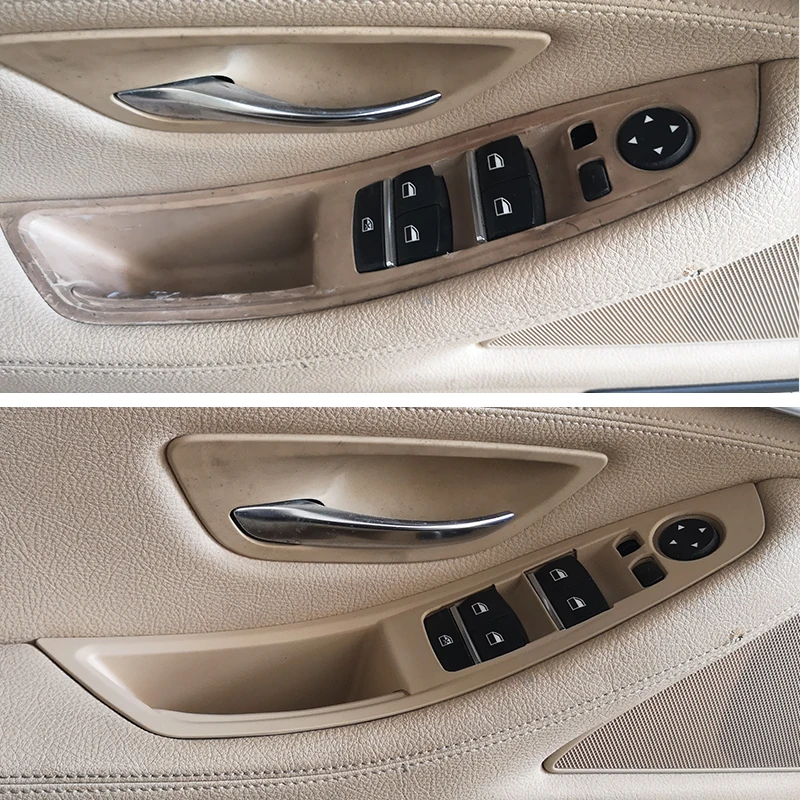Car Interior Carbon Fiber Texture / Black Door Pull Handle Protective Cover Trim For BMW 5 Series F10 F18 2011 - 2015 2016 2017
Car Interior Carbon Fiber Texture / Black Door Pull Handle Protective Cover Trim For BMW 5 Series F10 F18 2011 - 2015 2016 2017
