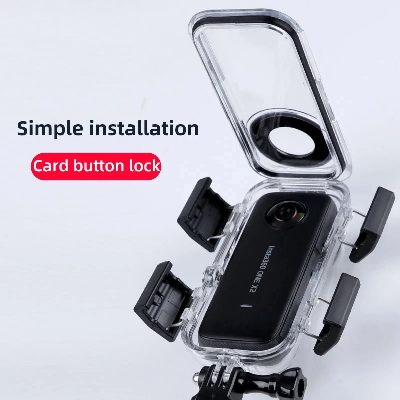 Insta360 45M Waterproof Case Convenient Underwater Protection Box Diving Shell 360 Panoramic Camera For Insta360 ONEX2 Accessory
Insta360 45M Waterproof Case Convenient Underwater Protection Box Diving Shell 360 Panoramic Camera For Insta360 ONEX2 Accessory