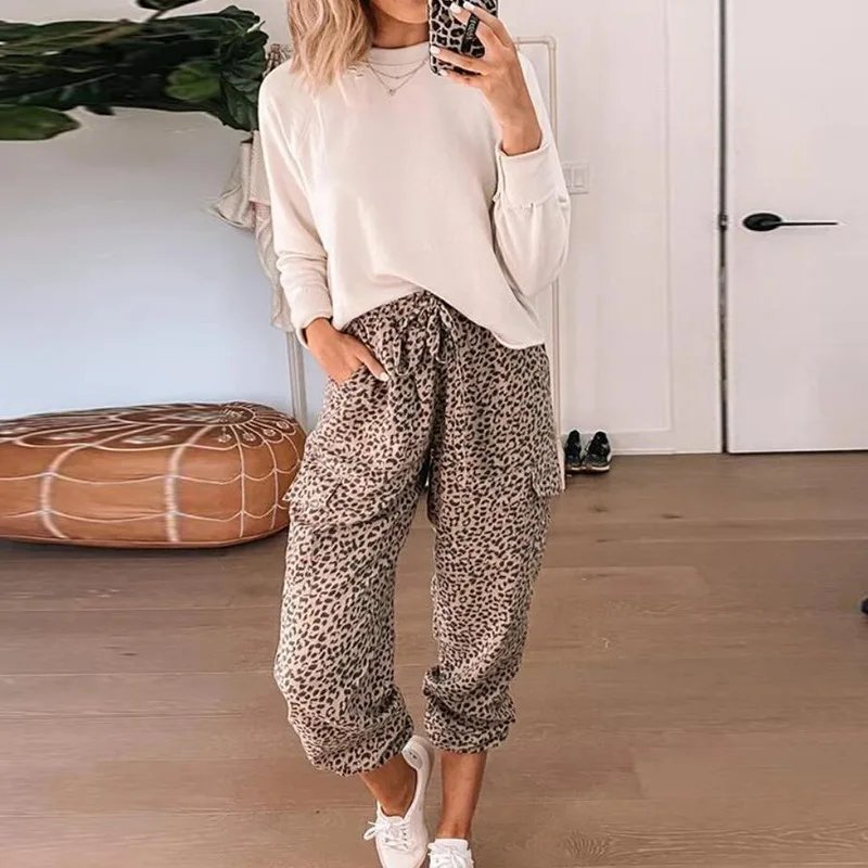 Spring autum 2 Peice Set Women Elegant Pants Sets Female Casual Outfits Jogger Two Piece Set Sports Suit Tracksuit pant leopard
Spring autum 2 Peice Set Women Elegant Pants Sets Female Casual Outfits Jogger Two Piece Set Sports Suit Tracksuit pant leopard