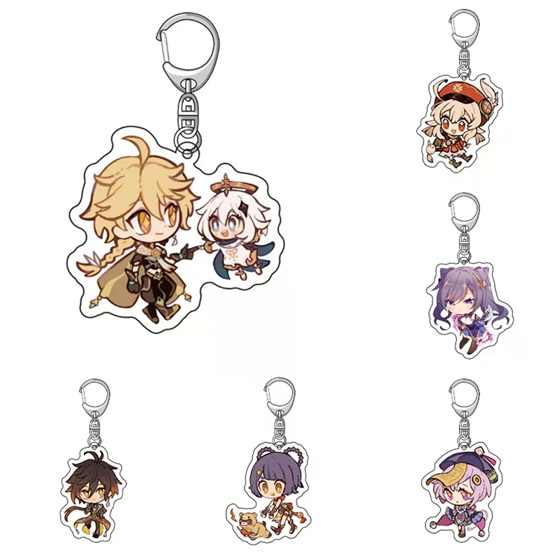 10Pcs/Lot Key Chain Acrylic Genshin Lmpact Popular Game The Original God Role Keyring Environmental Protection Customizable
10Pcs/Lot Key Chain Acrylic Genshin Lmpact Popular Game The Original God Role Keyring Environmental Protection Customizable