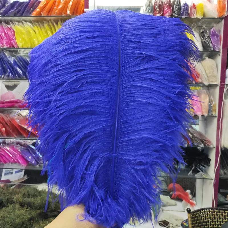 Wholesale 50pcs/lot Beautiful Royal blue Ostrich Feather 35-40cm/14-16inch Christmas Dancers Home Accessories faethers Plume
Wholesale 50pcs/lot Beautiful Royal blue Ostrich Feather 35-40cm/14-16inch Christmas Dancers Home Accessories faethers Plume