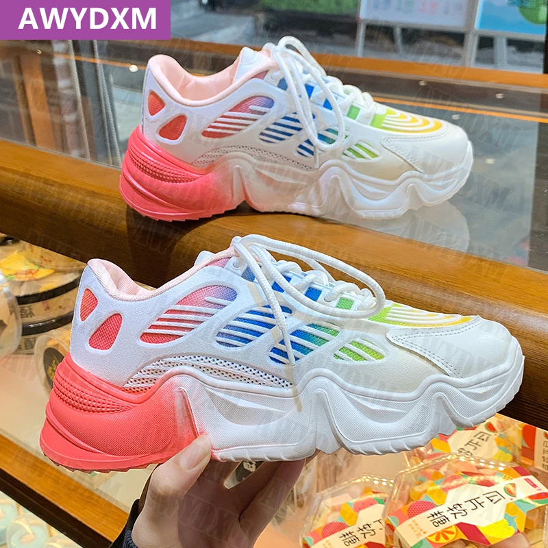 Flats Women Sports Shoes Color Mesh Breathable Trendy Luxury Young 2021 Autumn Running Traveling Hiking Shoes Sneakers Femme
Flats Women Sports Shoes Color Mesh Breathable Trendy Luxury Young 2021 Autumn Running Traveling Hiking Shoes Sneakers Femme