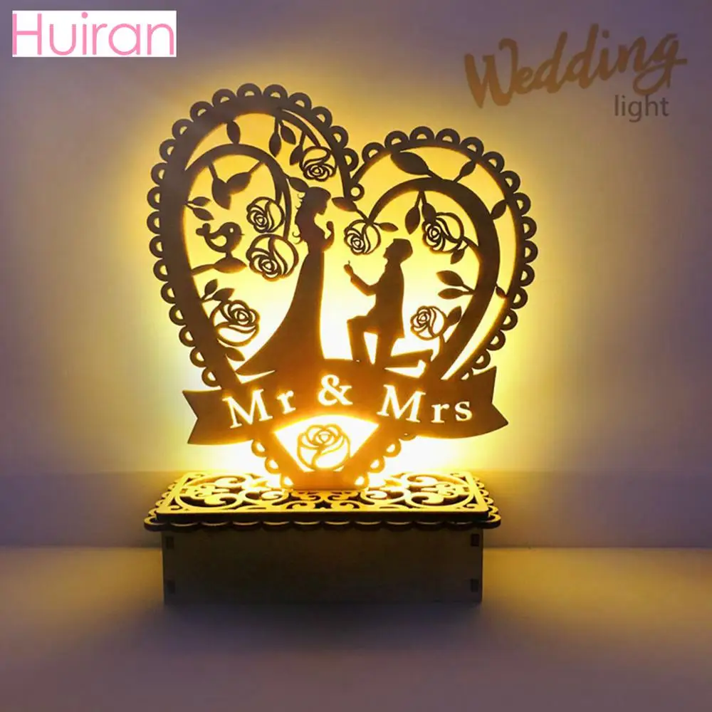 HUIRAN Mr Mrs Wedding Love Wooden Hearts Wedding Light Home Decor Wedding Party Decoration Supplies DIY Gift Bride to be Decor
HUIRAN Mr Mrs Wedding Love Wooden Hearts Wedding Light Home Decor Wedding Party Decoration Supplies DIY Gift Bride to be Decor