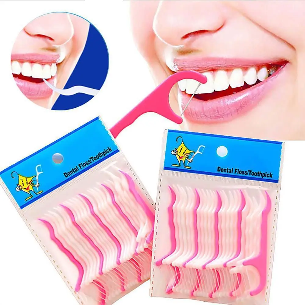 50 Pcs/lot Disposable Dental Flosser Interdental Brush Teeth Stick Toothpicks Floss Pick Oral Gum Teeth Cleaning Care
50 Pcs/lot Disposable Dental Flosser Interdental Brush Teeth Stick Toothpicks Floss Pick Oral Gum Teeth Cleaning Care