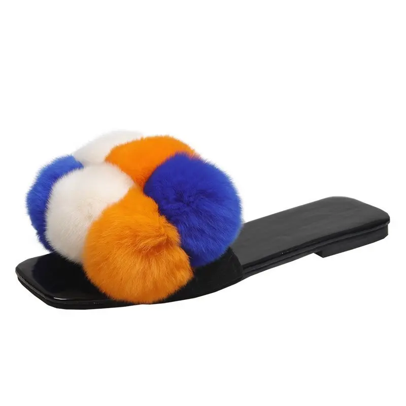 2021 Summer Color Plush Slippers Women's Outer Wear New Style Zandalias Mujer 2021 Sandalias De Mujer Shoes for Women Sandals
2021 Summer Color Plush Slippers Women's Outer Wear New Style Zandalias Mujer 2021 Sandalias De Mujer Shoes for Women Sandals