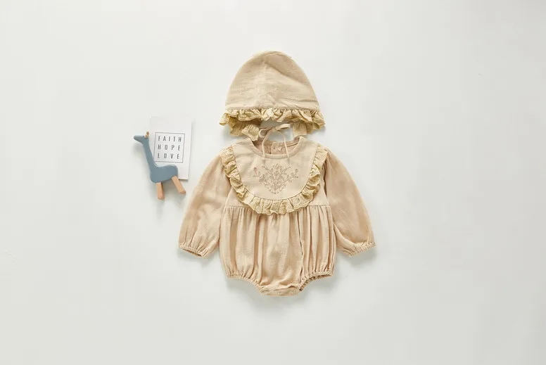 Infant Newborn Baby Girls Princess Linen Climbing Clothes Lace Romper Autumn Baby Clothing 2 PCS Outfits
Infant Newborn Baby Girls Princess Linen Climbing Clothes Lace Romper Autumn Baby Clothing 2 PCS Outfits