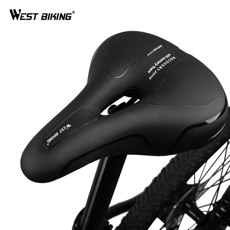 WEST BIKING MTB Bike Saddle Comfortable Mountain Bicycle Saddle Non-slip Shock Absorption Cycling Hollow Seat Bike Accessories
WEST BIKING MTB Bike Saddle Comfortable Mountain Bicycle Saddle Non-slip Shock Absorption Cycling Hollow Seat Bike Accessories