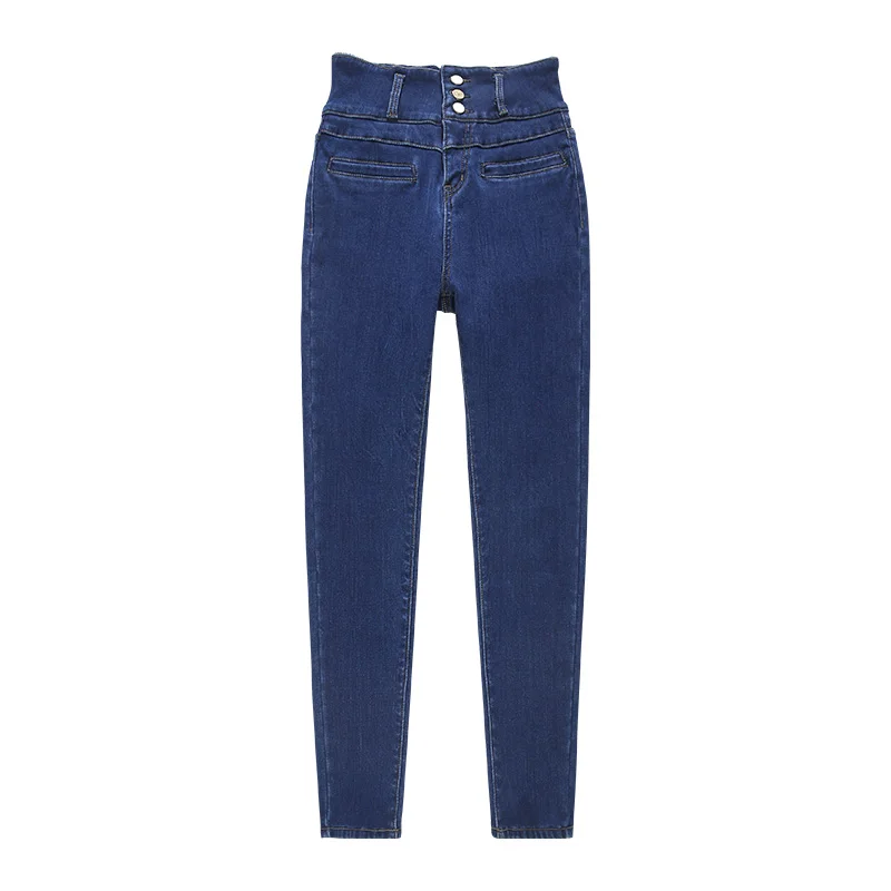High Waist Fleece Jeans Women Winter Warm Denim Trousers Black Solid Stretch Skinny Thicken Pencil Pants Female Streetwear P9630
High Waist Fleece Jeans Women Winter Warm Denim Trousers Black Solid Stretch Skinny Thicken Pencil Pants Female Streetwear P9630