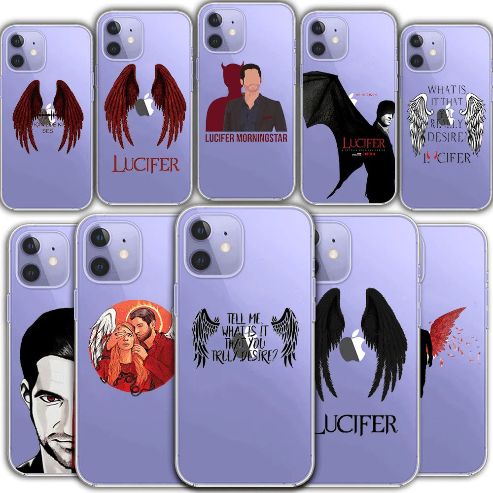 American TV Degenerate angel Lucifer white Transparent TPU phone case for iPhone 13 12 Mini 11 Pro XS MAX X XR 7 8 Plus SE 2020
American TV Degenerate angel Lucifer white Transparent TPU phone case for iPhone 13 12 Mini 11 Pro XS MAX X XR 7 8 Plus SE 2020