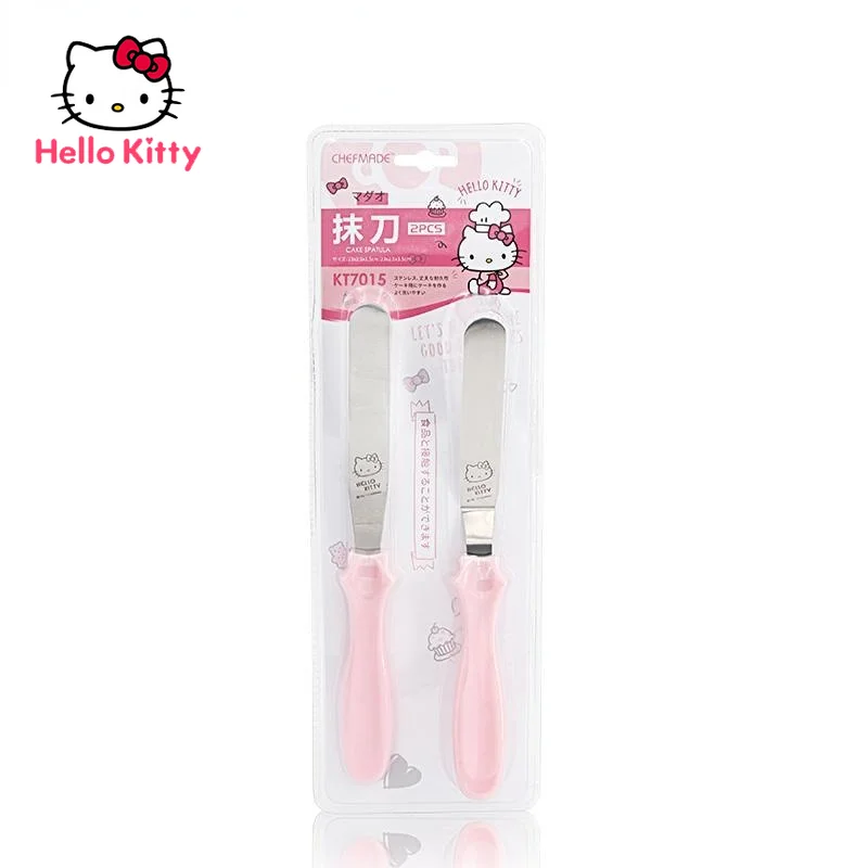 TAKARA TOMY cute cartoon Hello Kitty household stainless steel cream cake spatula decoration spatula 2-piece set of baking tools
TAKARA TOMY cute cartoon Hello Kitty household stainless steel cream cake spatula decoration spatula 2-piece set of baking tools
