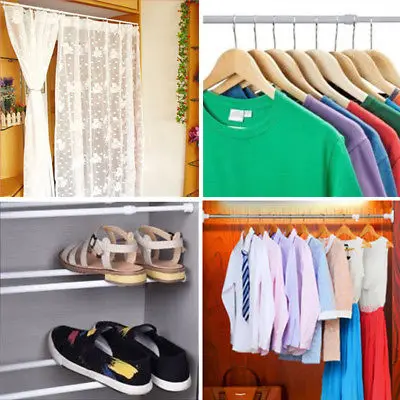 Useful Extendable Telescopic Spring Net Voile Tension Curtain Rail Loaded Rod AU
Useful Extendable Telescopic Spring Net Voile Tension Curtain Rail Loaded Rod AU