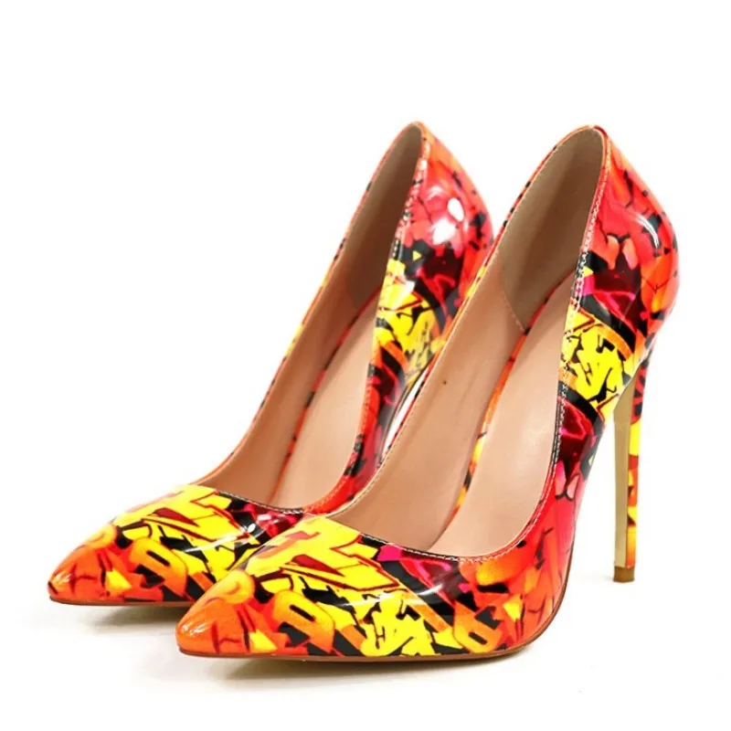 KemeKiss Floral Pattern Women Pumps Super High Heel Women Shoes Party Lady Pointed Toe Club Show Female Footwear Size 35-45
KemeKiss Floral Pattern Women Pumps Super High Heel Women Shoes Party Lady Pointed Toe Club Show Female Footwear Size 35-45