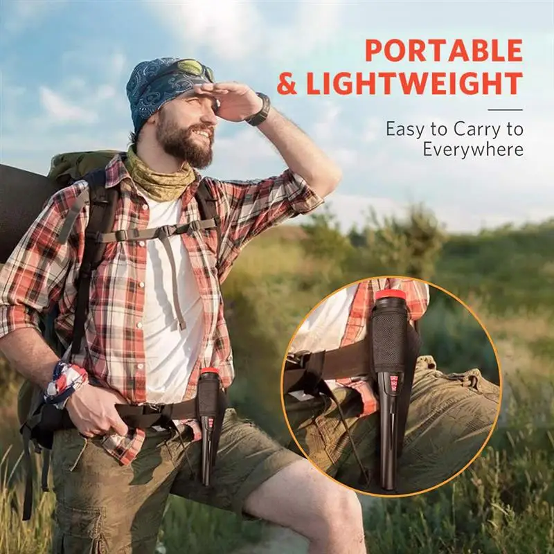 Metal Detector Handheld IP66 Waterproof Treasure Finder Pinpoint High Sensitivity Metal Finder
Metal Detector Handheld IP66 Waterproof Treasure Finder Pinpoint High Sensitivity Metal Finder