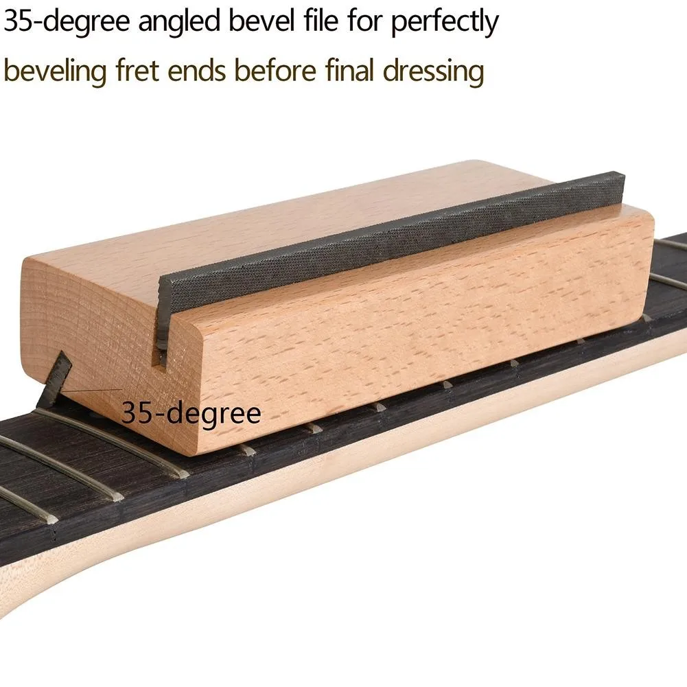 35/90 Degree Guitar Fret Beveling File For Fret End Dressing Luthier Angle Tool Guitar Fret Crowning File Repair Maintenance
35/90 Degree Guitar Fret Beveling File For Fret End Dressing Luthier Angle Tool Guitar Fret Crowning File Repair Maintenance