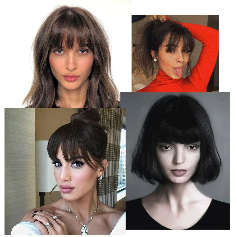 LVHAN Air Bangs Pure Bangs Hair Extension Synthetic Wig Natural Black Light Brown Dark Brown Black High Temperature Fiber
LVHAN Air Bangs Pure Bangs Hair Extension Synthetic Wig Natural Black Light Brown Dark Brown Black High Temperature Fiber