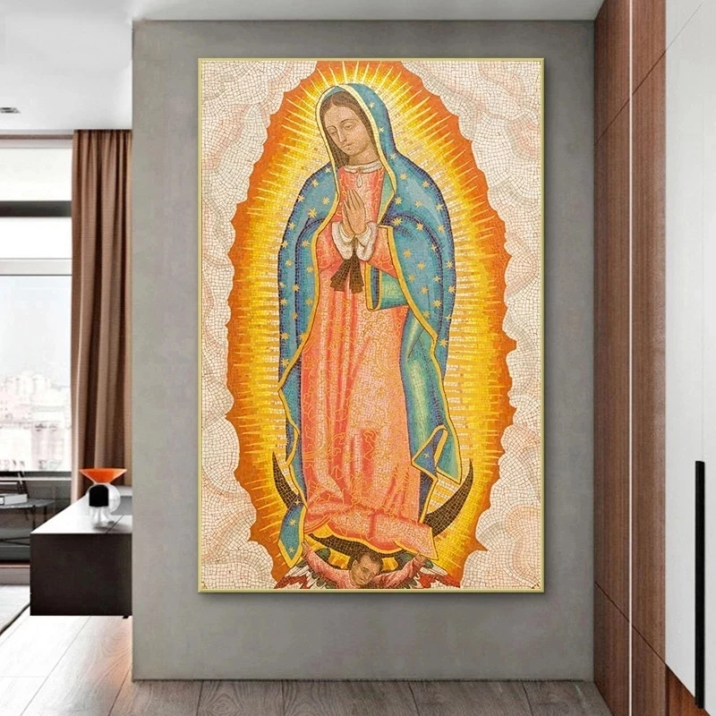 Wall Art Canvas Painting Virgin Mary Character Religious Christian Poster Interior Home Decoration Mural for Home Decoration
Wall Art Canvas Painting Virgin Mary Character Religious Christian Poster Interior Home Decoration Mural for Home Decoration