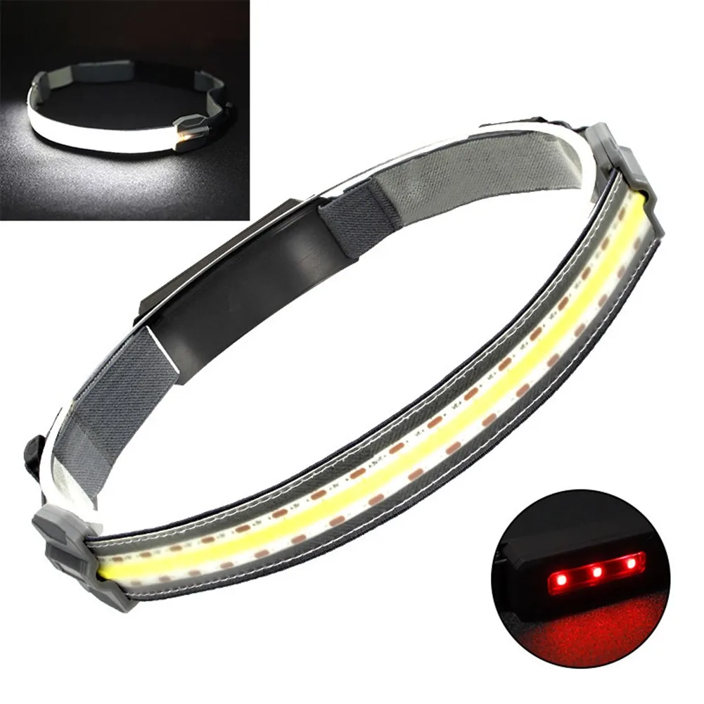 COB Headlamp Adjustable Ergonomic Headlight Torch Flashlight Work Light Bar Head Band Lamp USB Outdoor Camping Safety Equipment
COB Headlamp Adjustable Ergonomic Headlight Torch Flashlight Work Light Bar Head Band Lamp USB Outdoor Camping Safety Equipment