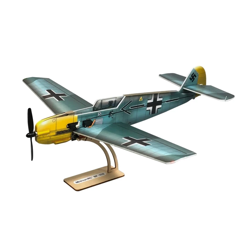 MinimumRC BF109 360mm Wingspan 4CH Trainer Fixed-wing RC Airplane KIT WIth Motor Outdoor Toys For Children Kids Gifts
MinimumRC BF109 360mm Wingspan 4CH Trainer Fixed-wing RC Airplane KIT WIth Motor Outdoor Toys For Children Kids Gifts