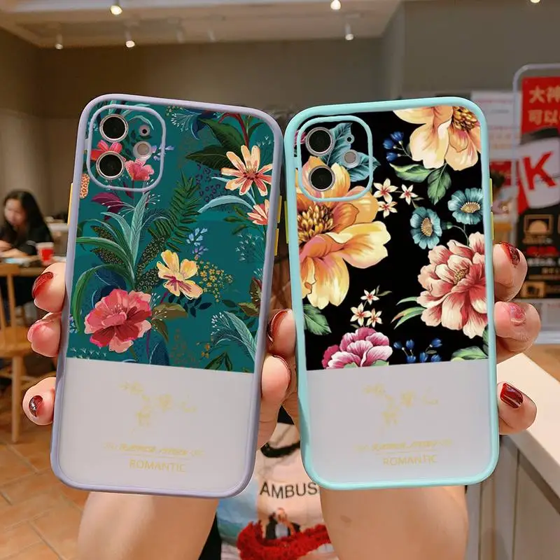 Summer Flowers Pineapple Phone Case For iPhone 13 12 11 Mini Pro XR XS Max 7 8 Plus X Matte transparent blue Back Cover
Summer Flowers Pineapple Phone Case For iPhone 13 12 11 Mini Pro XR XS Max 7 8 Plus X Matte transparent blue Back Cover
