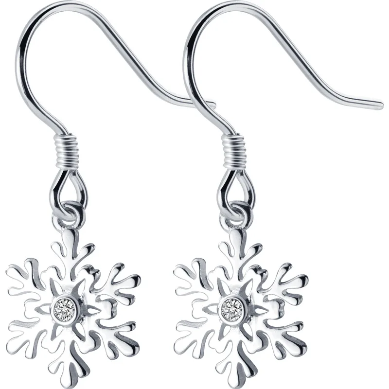 100% 925 Sterling Silver fine Jewelry Snowflake Hook Earrings Dangle with Trendy Female Jewelry E7501
100% 925 Sterling Silver fine Jewelry Snowflake Hook Earrings Dangle with Trendy Female Jewelry E7501