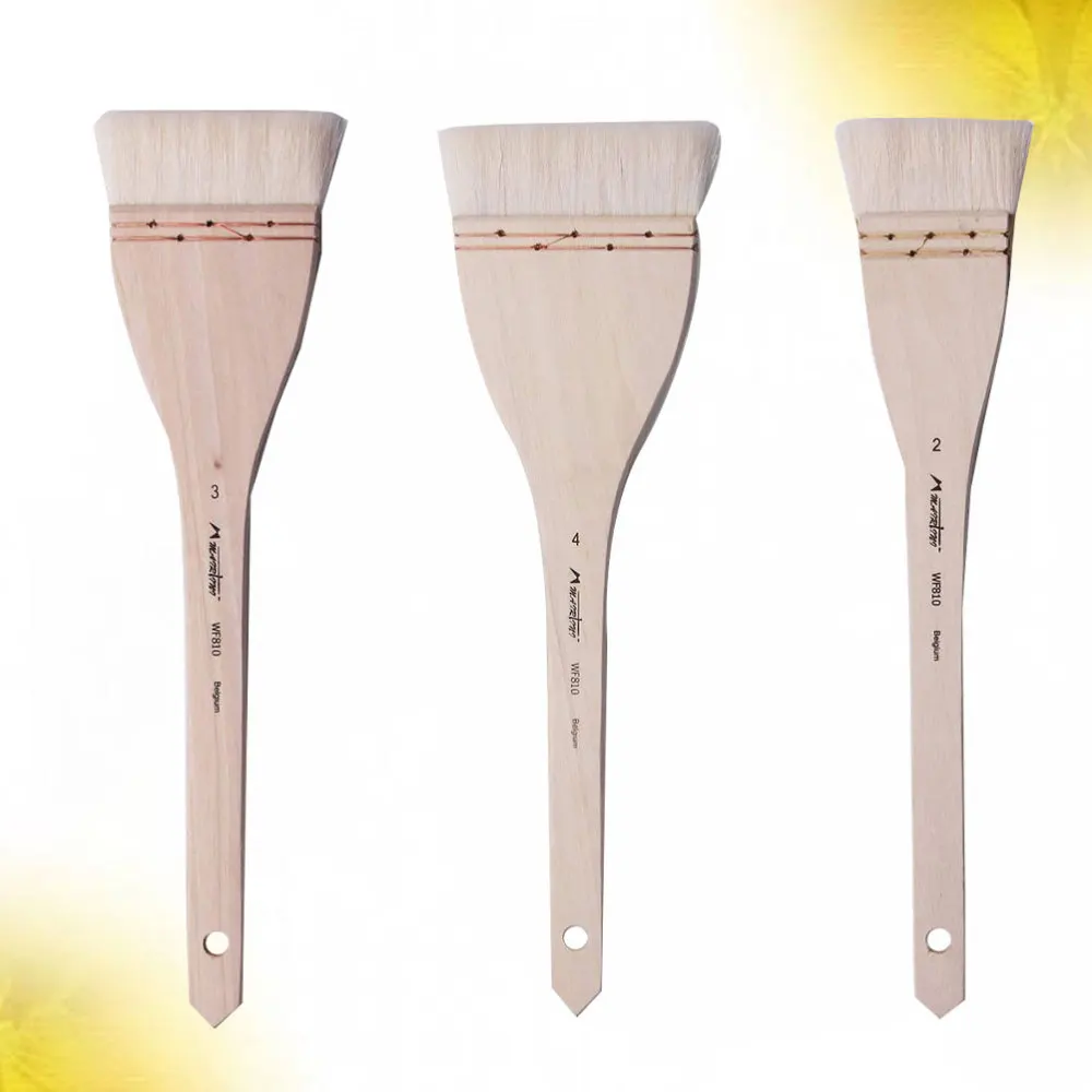 3PCS Portable Hand Drawing Wool Brushes Oil Paint Brushes Practical Wall Painting Brushes Black
3PCS Portable Hand Drawing Wool Brushes Oil Paint Brushes Practical Wall Painting Brushes Black