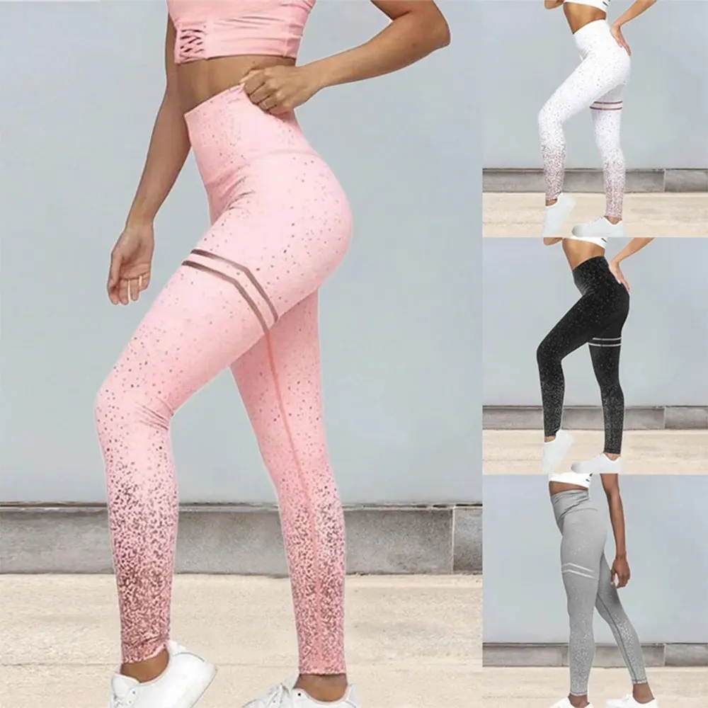 Pants Women Leggings Sports Fitness Clothing Female Tights Yoga Trousers Gym Bronzing Printing Stockings Seamless Bodysuit Breat
Pants Women Leggings Sports Fitness Clothing Female Tights Yoga Trousers Gym Bronzing Printing Stockings Seamless Bodysuit Breat